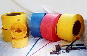 3/8in x 850m Nylon Packing Belt For Machine Use-Yel