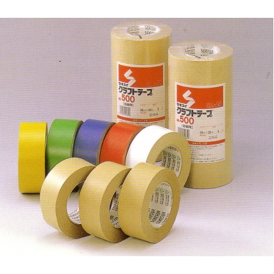 60mm/2.5寸 x 50m 日本積水(500)免水封箱膠紙 / 啡