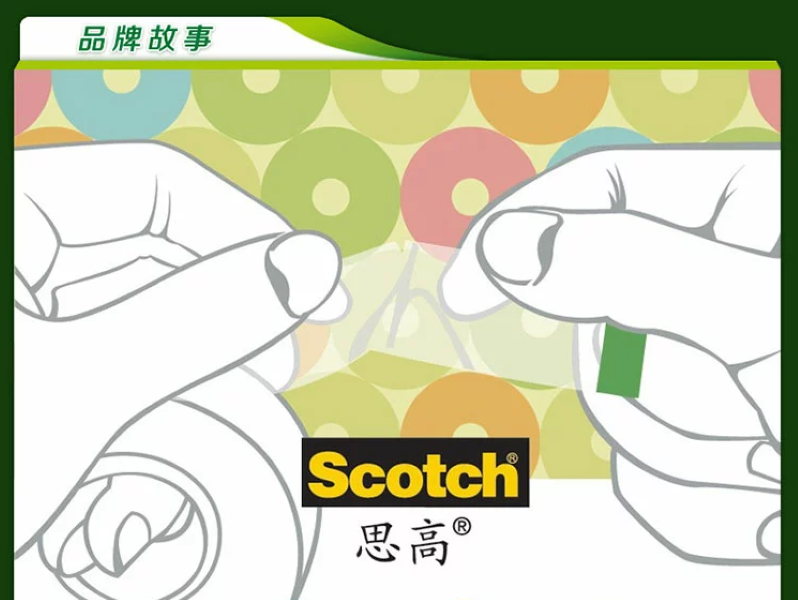 <810> 3/4寸 x 36yds神奇隱形膠紙