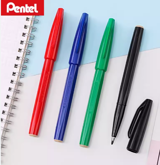 Pentel 蟠桃兒 S520簽名筆 / 黑色