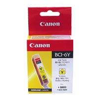 Canon 打印机噴墨盒 BCI-6Y -Yellow