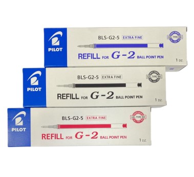 百樂牌 BLS-G2-5 筆芯 0.5mm / 紅色(For G-2)